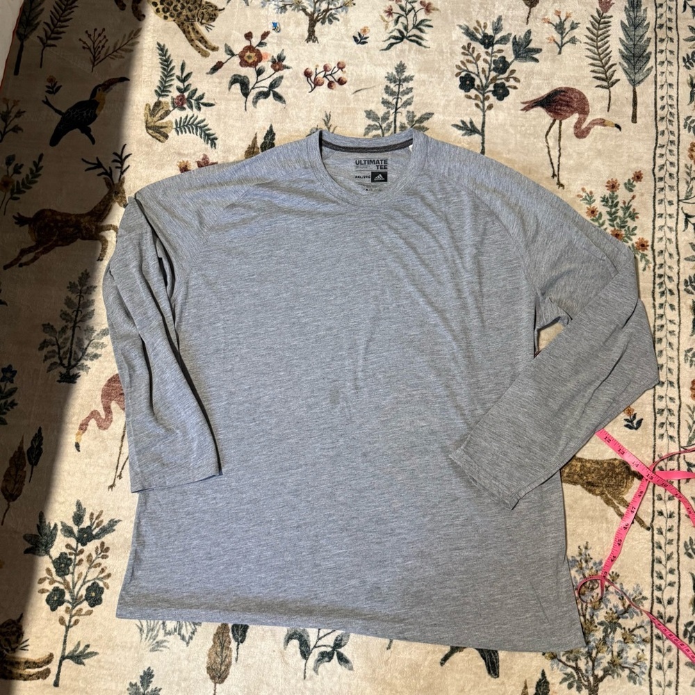 Adidas the ultimate tee Gray Long Sleeve Shirt XXL